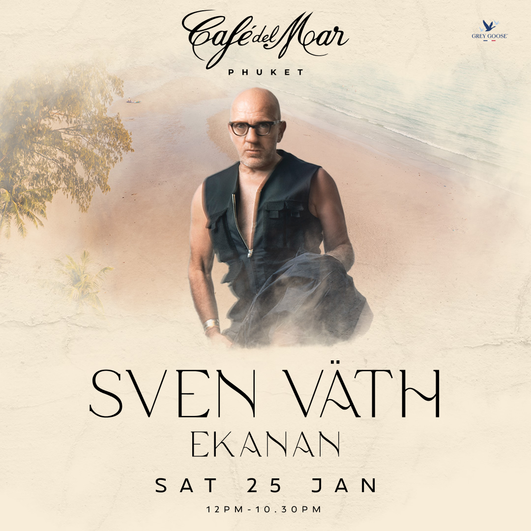 Saturday, January 25: Sven Väth’s T.R.A.N.C.E. World Tour lands at Café del Mar. Tickets and VIP tables available now.